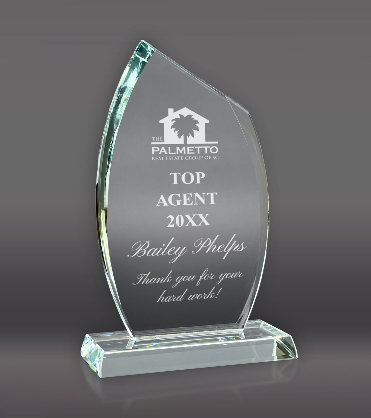 Modern Flame Crystal Award