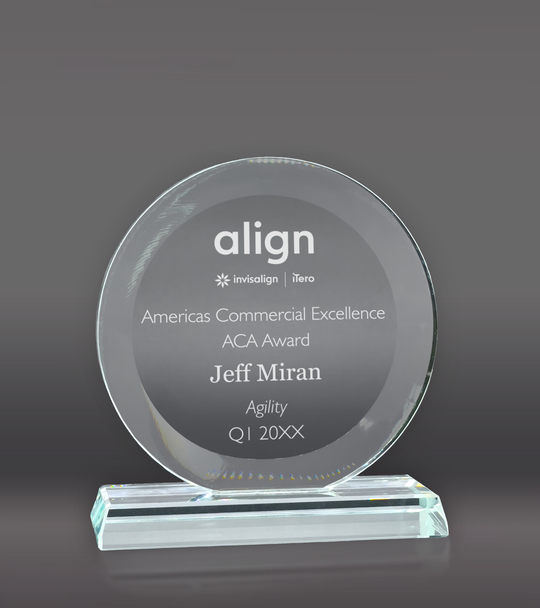 Circle Crystal Award