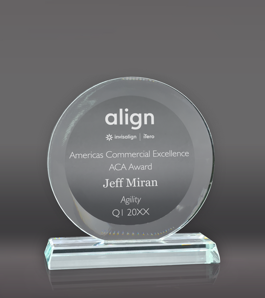 Circle Crystal Award