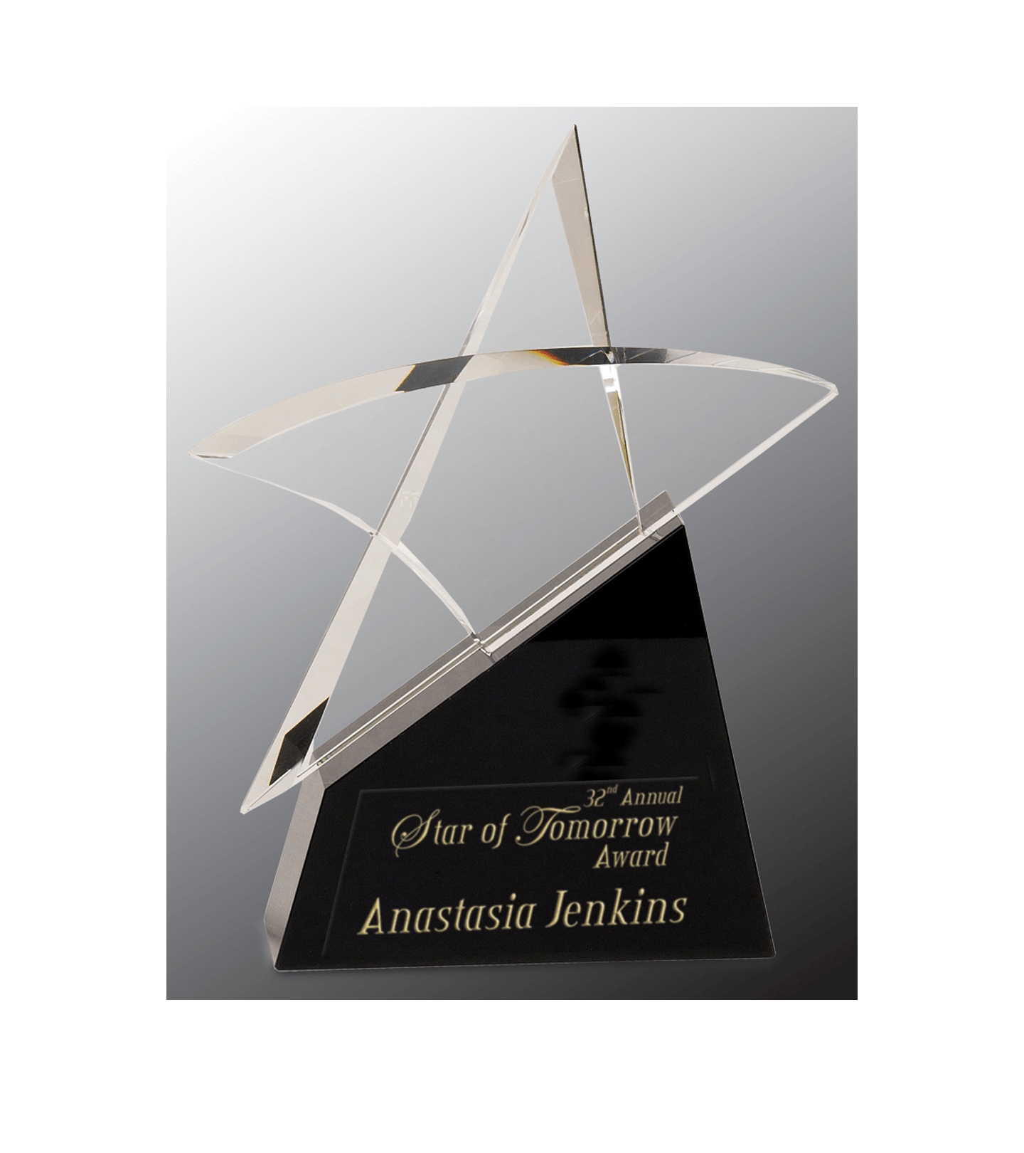 Shooting Star Crystal Award