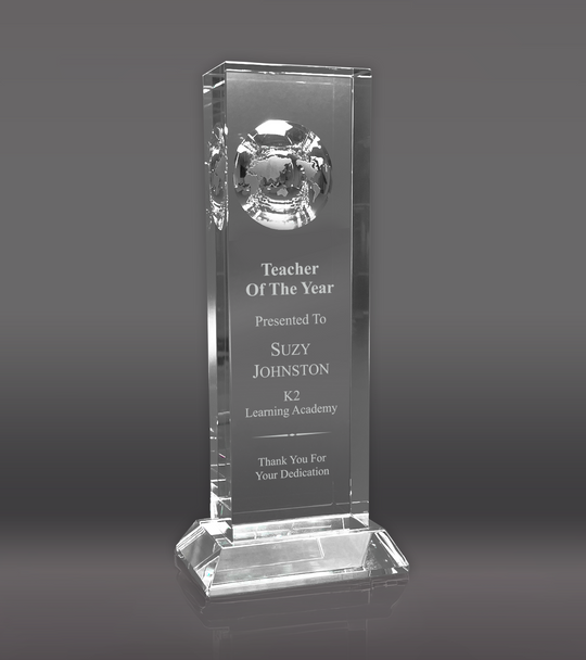 Crystal Globe Column