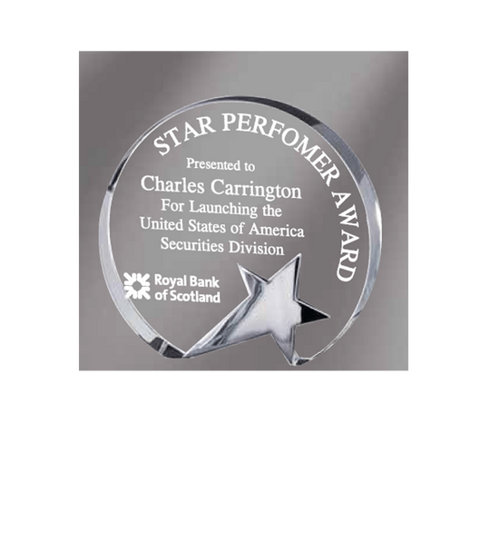 Circle Crystal Star Award