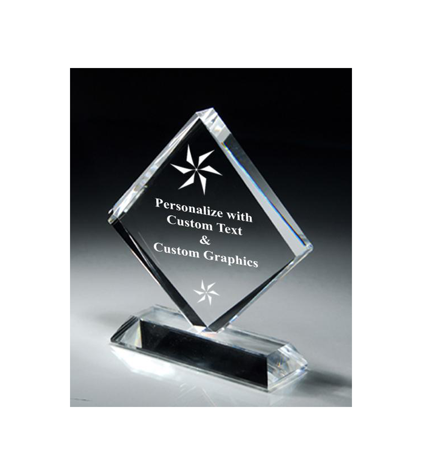 Square Crystal Award
