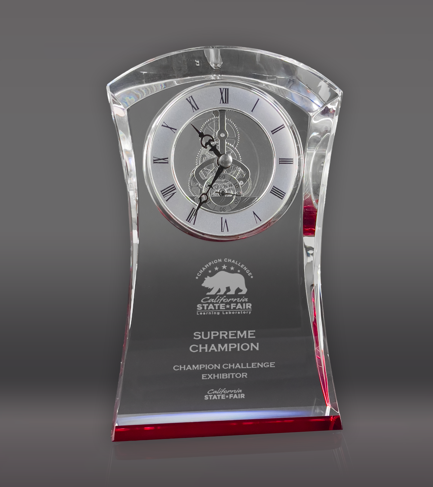 Red Crystal Clock