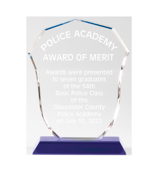 Police badge Crystal