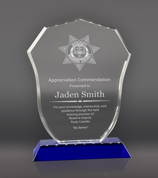 Police Badge Crystal