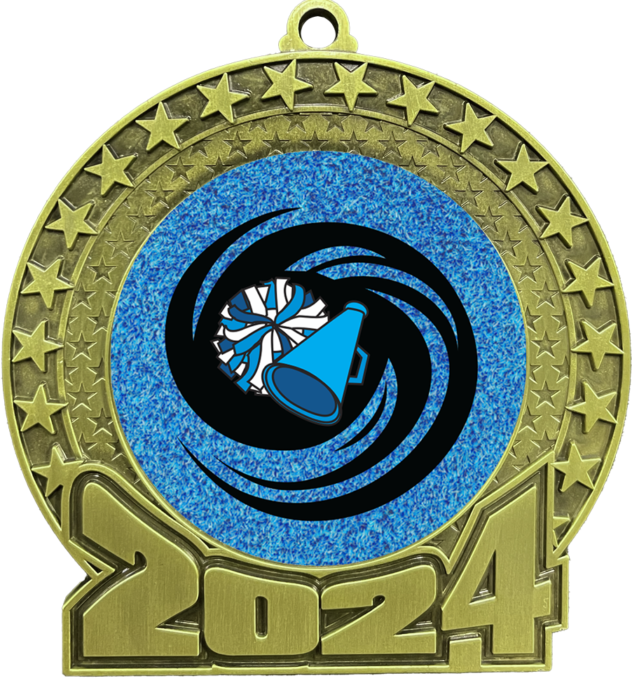 2024 Cheer Insert Medal