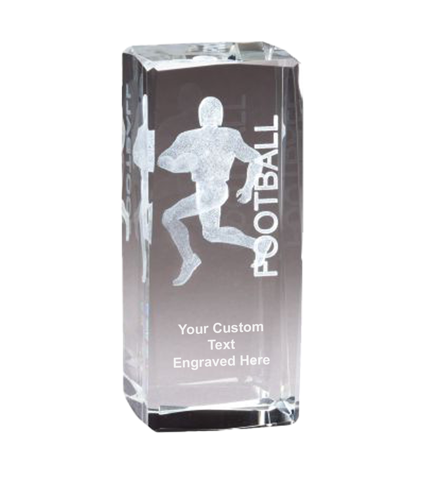 3D Football Sports Crystal