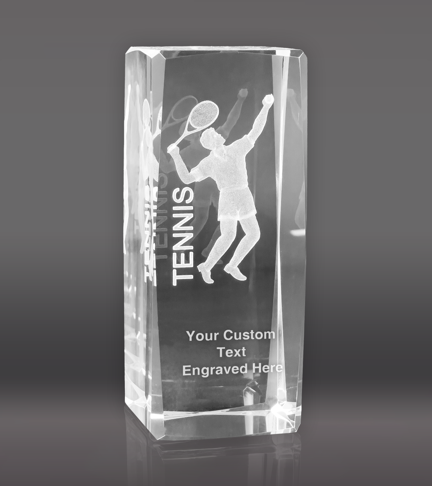 3D Tennis Sports Crystal – Male