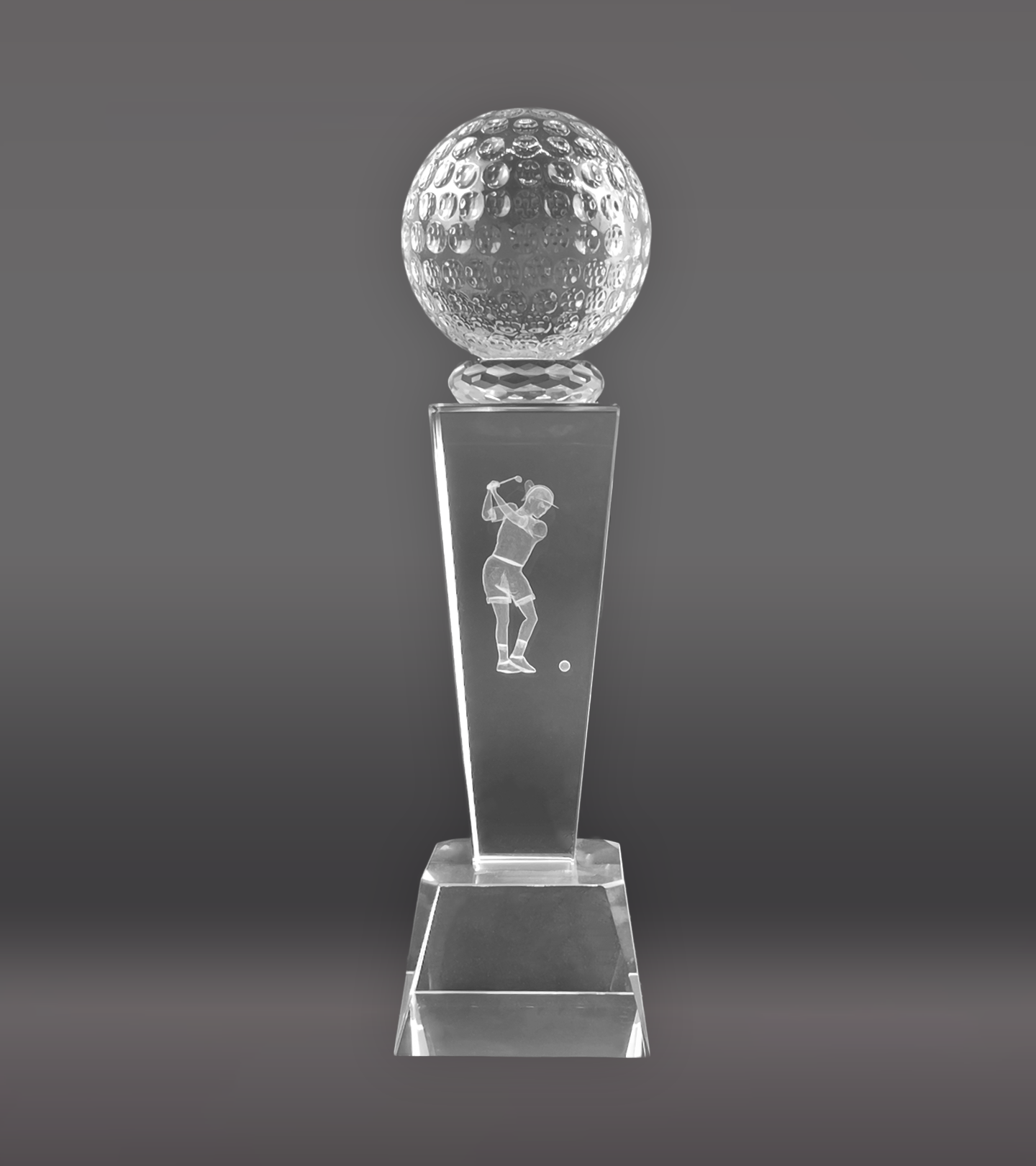 Female Crystal Golf Trophy