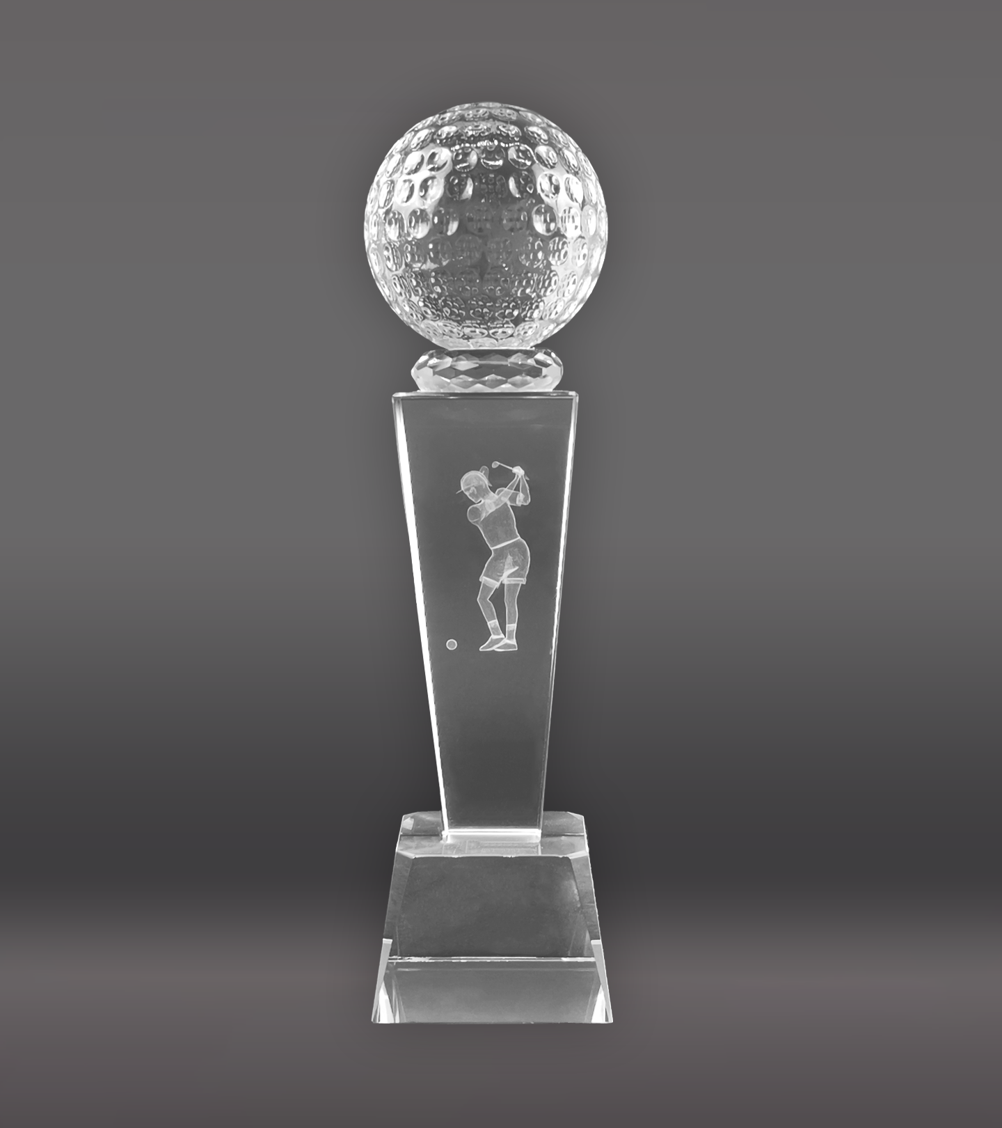 Female Crystal Golf Trophy