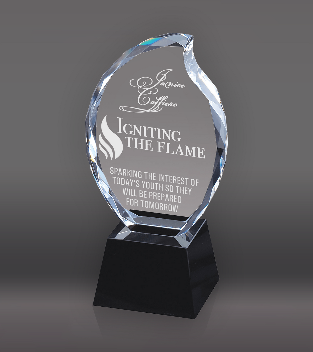 Optical Flame Crystal Award