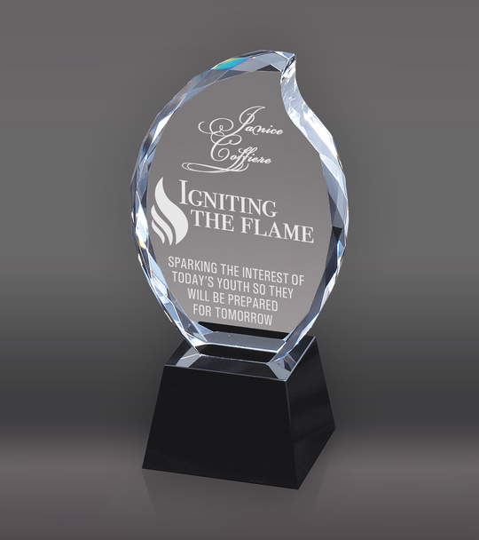 Optical Flame Crystal Award