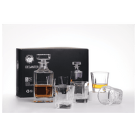 Custom Engraved Glass Decanter Set