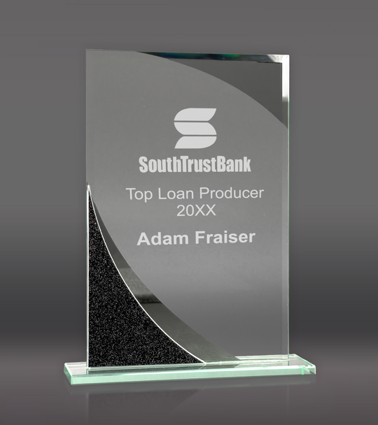 Rectangle Designer Glass Award