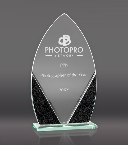 Oval Designer Glass Award