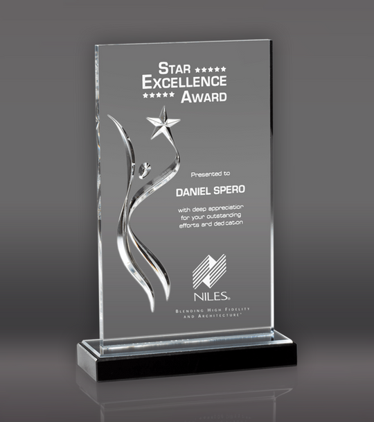 Clear Orion Acrylic Award