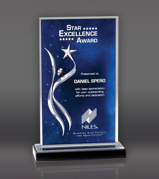 Blue Orion Acrylic Award