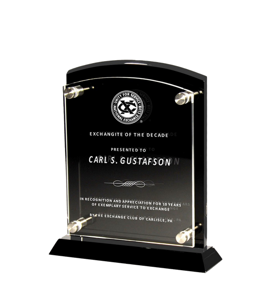 Freestanding Floating Acrylic Plaque