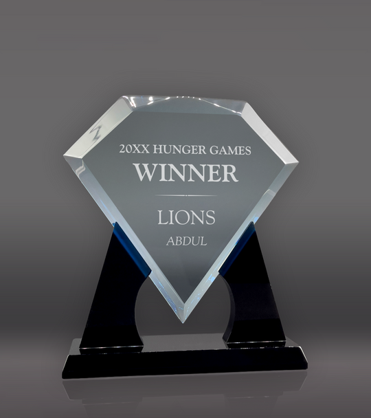 Paramount Diamond Acrylic Award – Blue