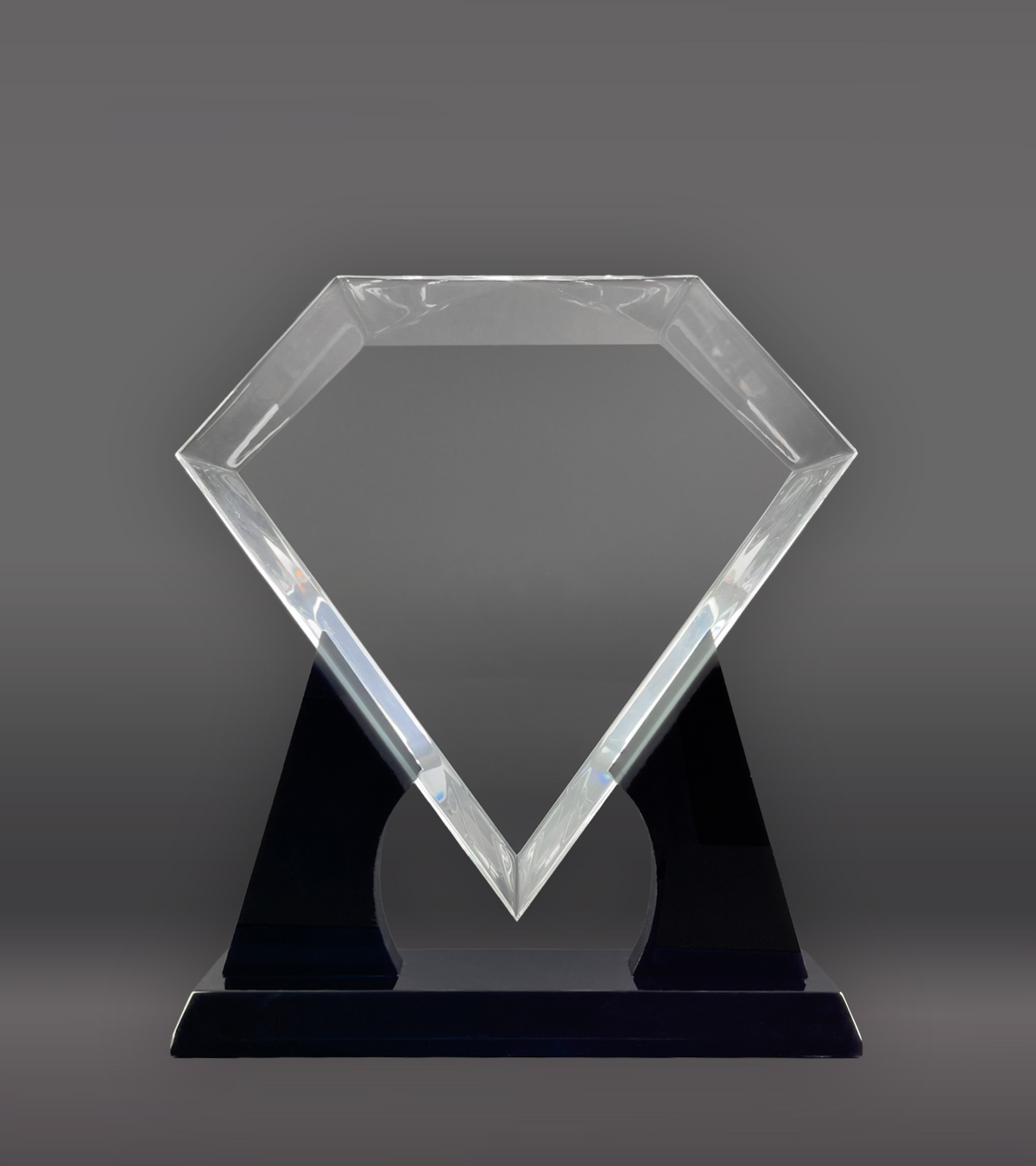 Paramount Diamond Acrylic Award – Clear Rear
