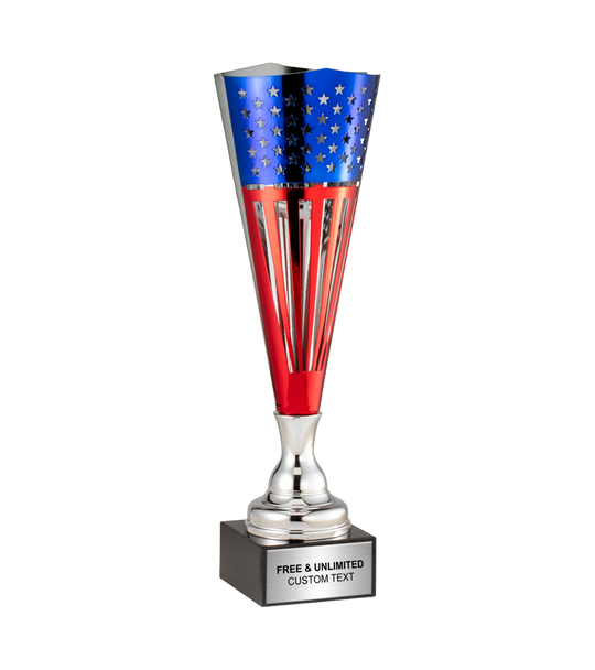 Stars and Stripes Flag Deco Cup Trophy