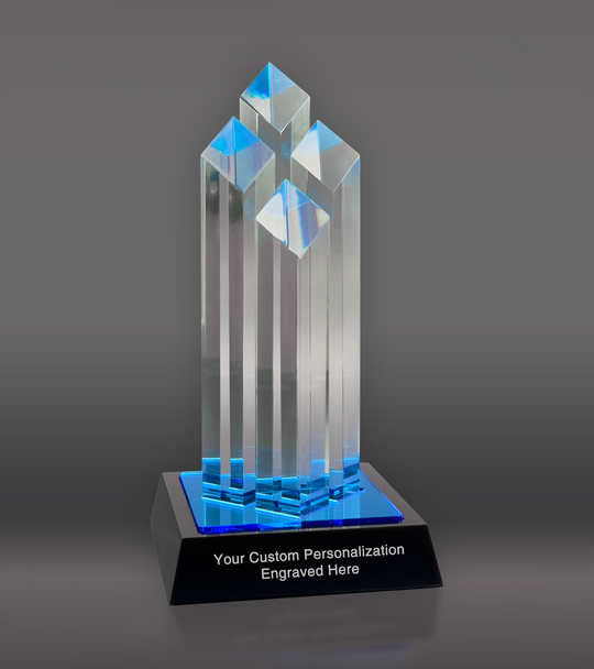 Blue Diamond Towers Acrylic Award
