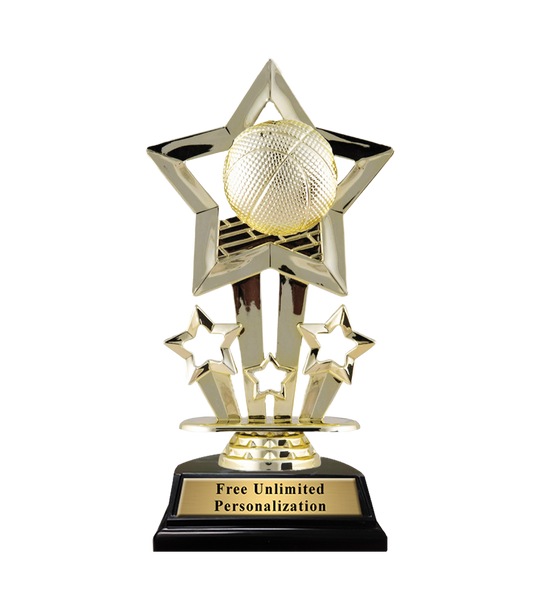 Shooting Star Basketball Trophy