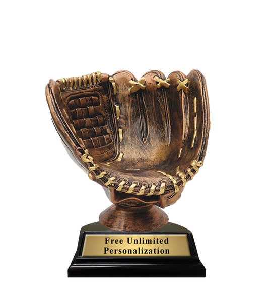 Gold Glove Game Ball Baseball Trophy