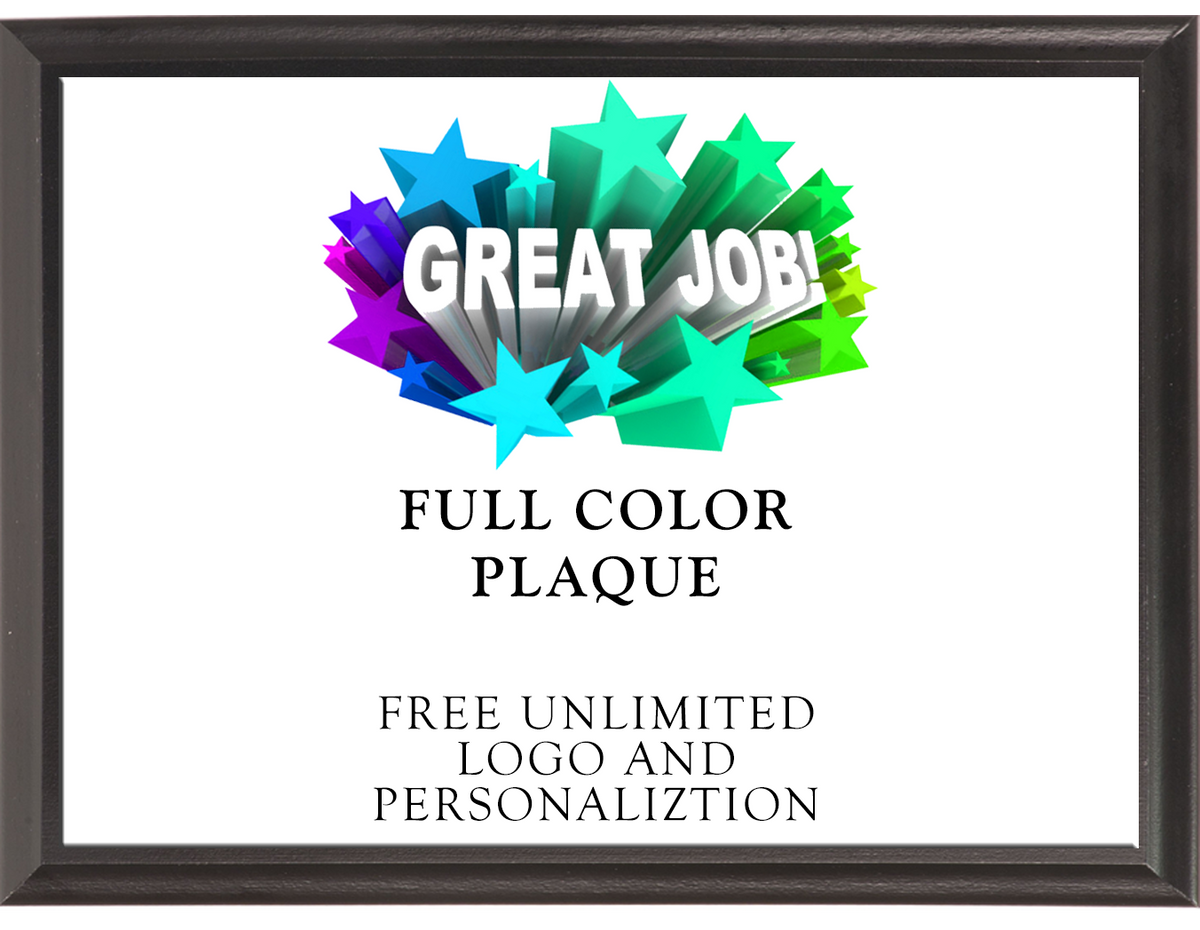Color Reference Plaque Color Printed Plaque
