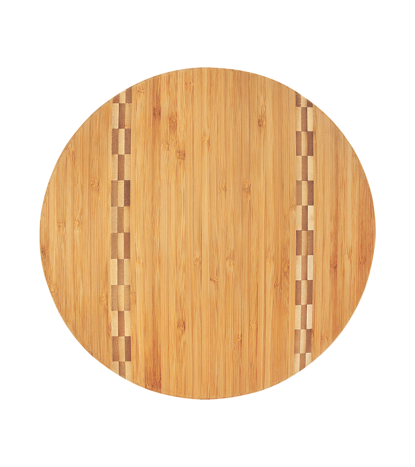 Round Bamboo Engraved Cutting Board - 11.75 inch