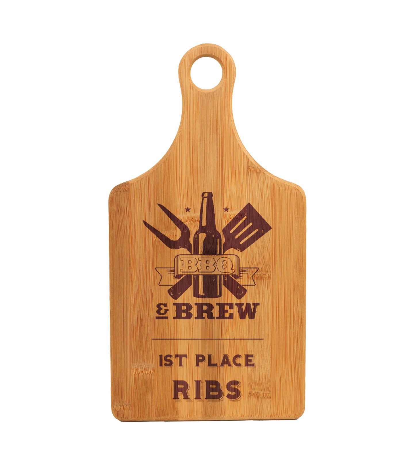 K2 Awards Bamboo Paddle Cutting Board
