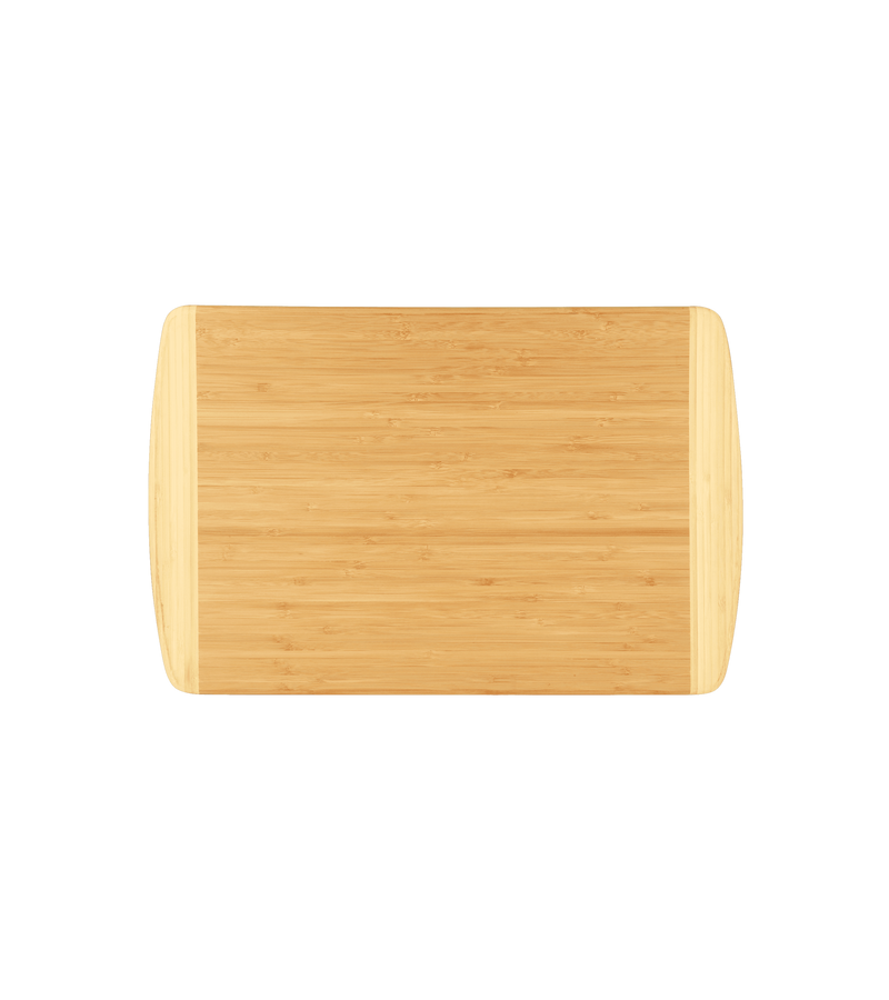  Bamboo 2-Tone Cutting Board