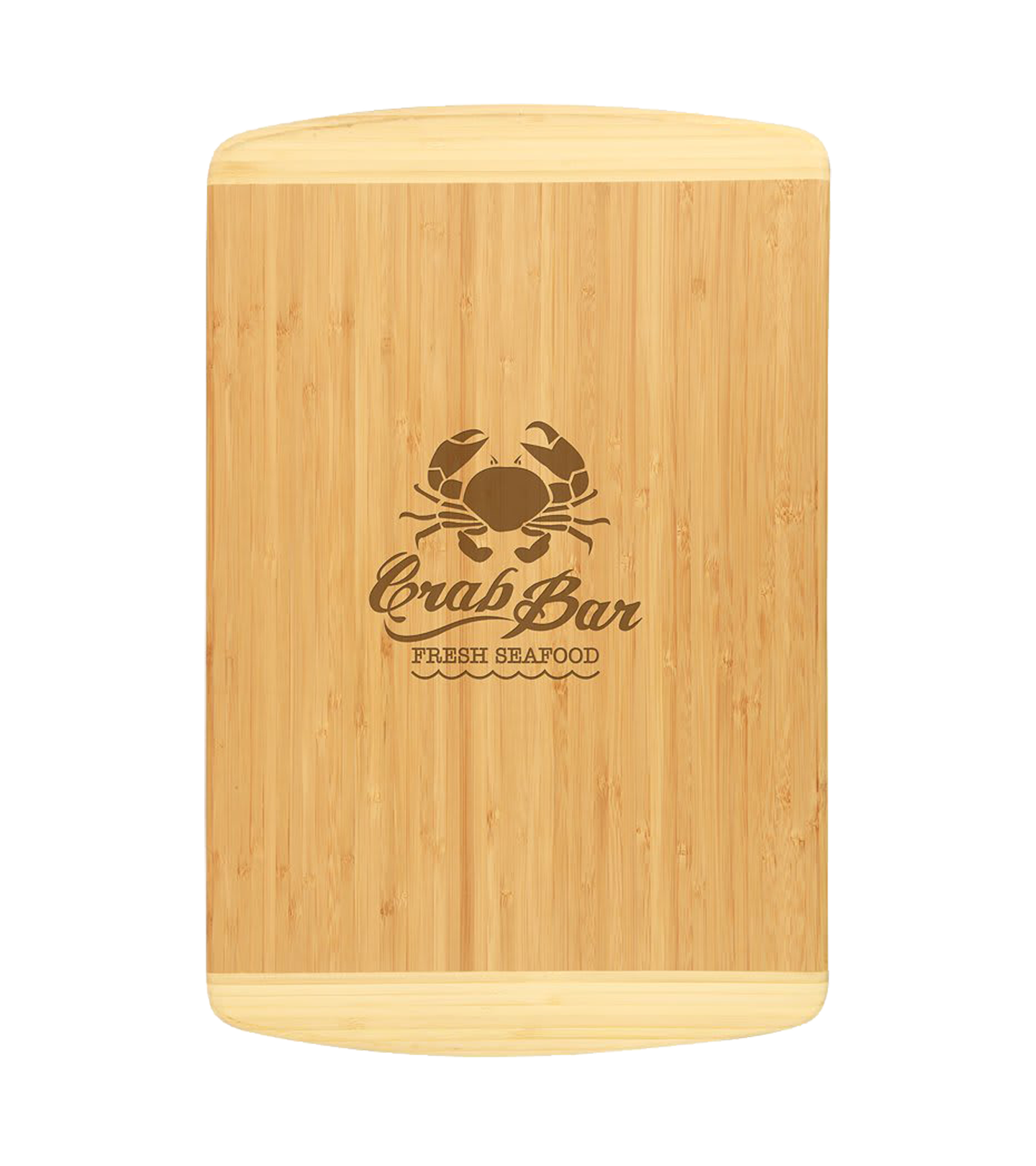 Engraved Bamboo 2-Tone Cutting Board