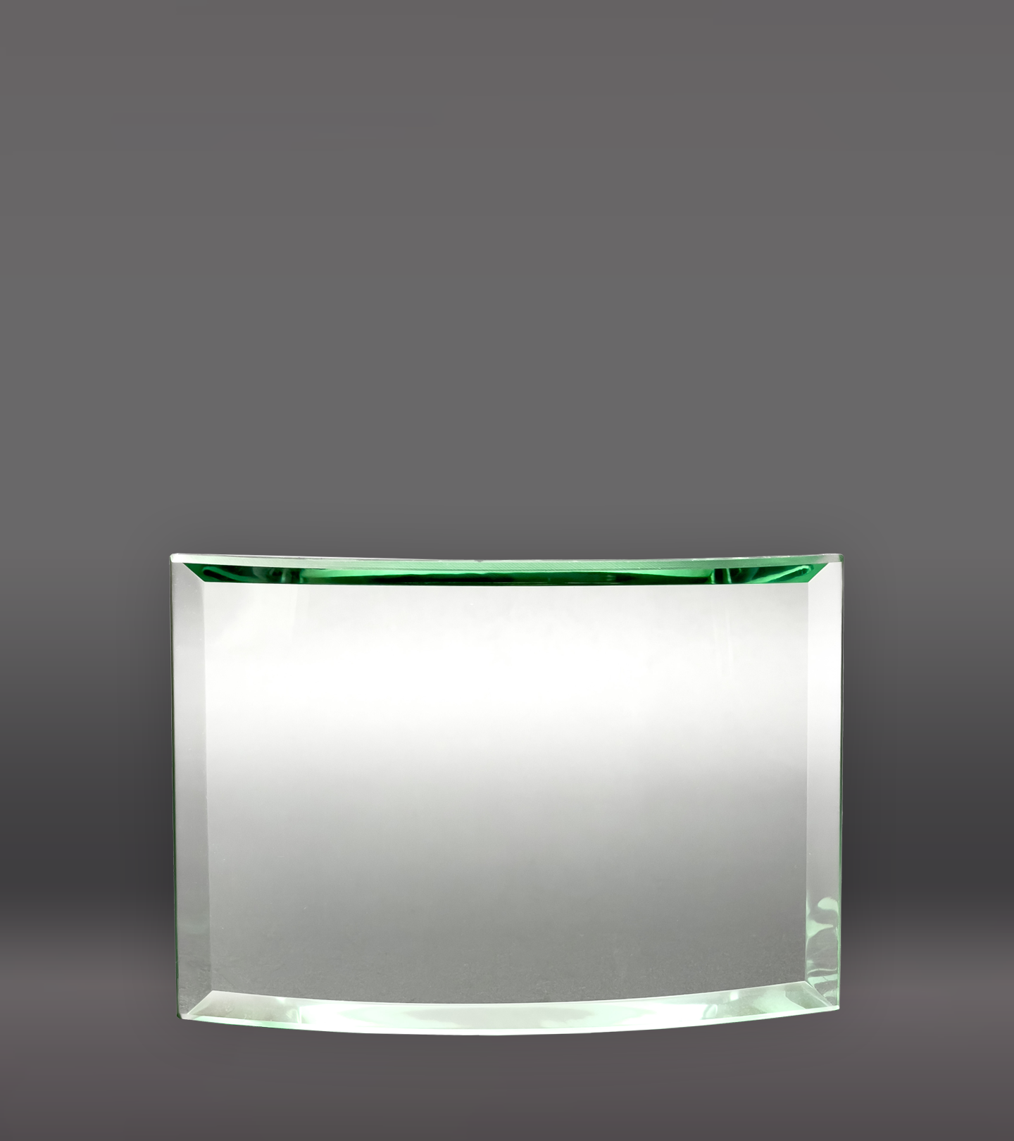 Premium Curved Glass Plaque Jade