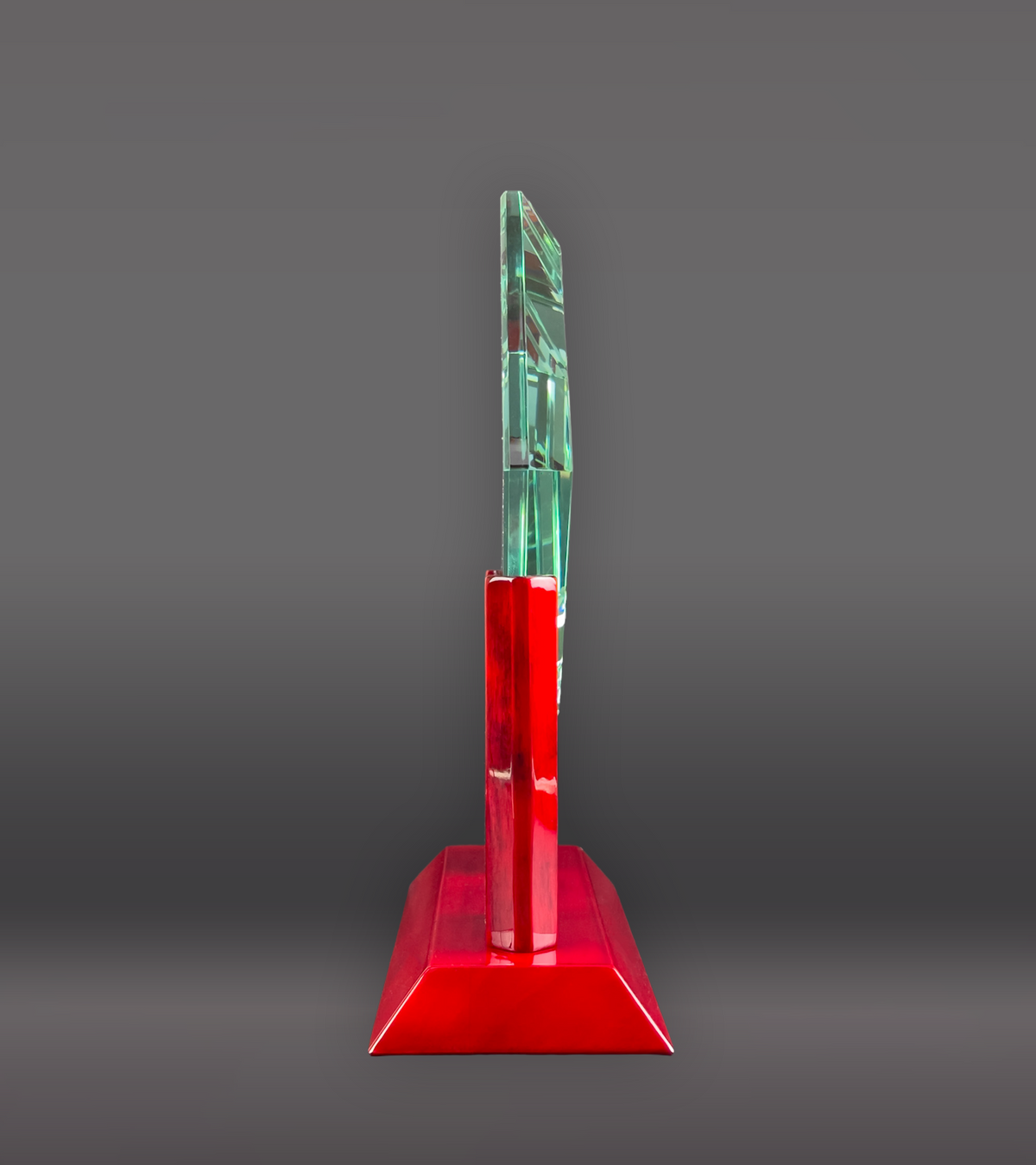Rosewood Diamond Glass Award Side