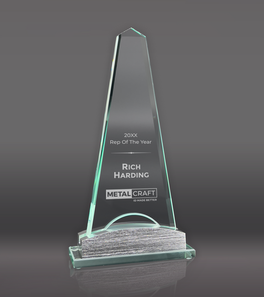 Steel Obelisk Glass Award