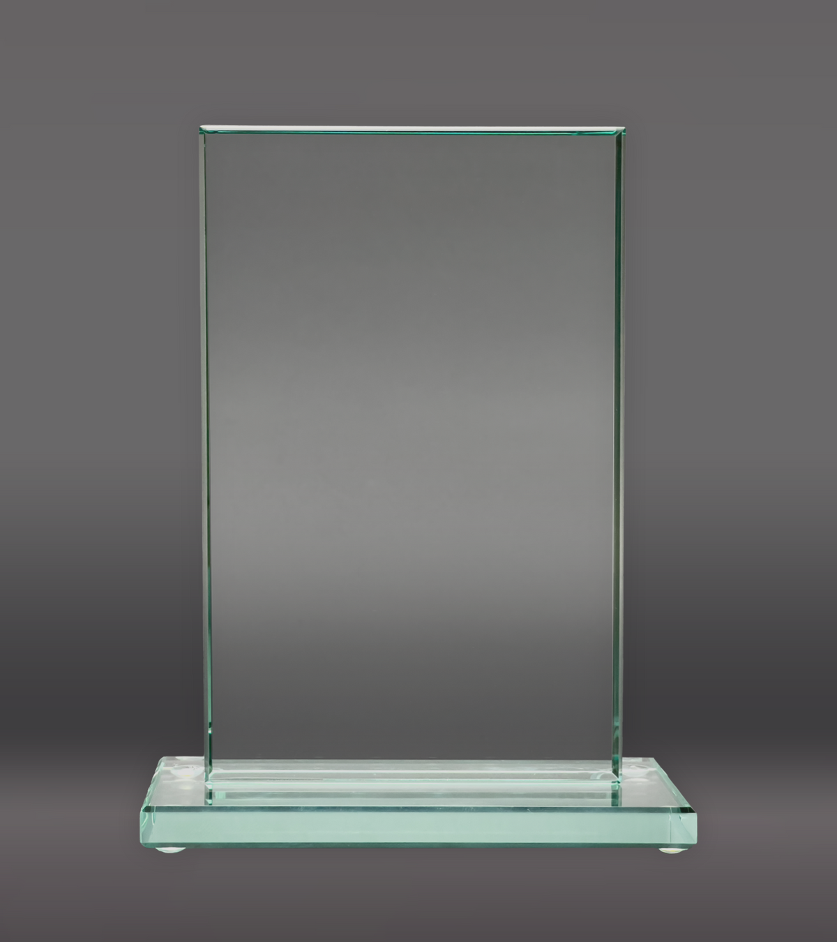 Rectangle Award Glass Plaque Award - Engraved Glass Plaque