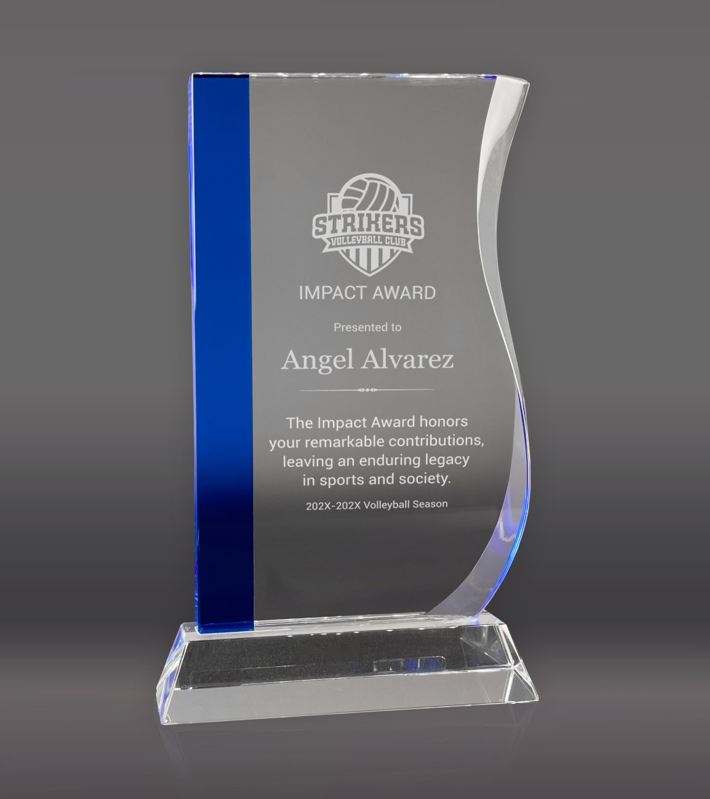 Blue Wave Glass Award