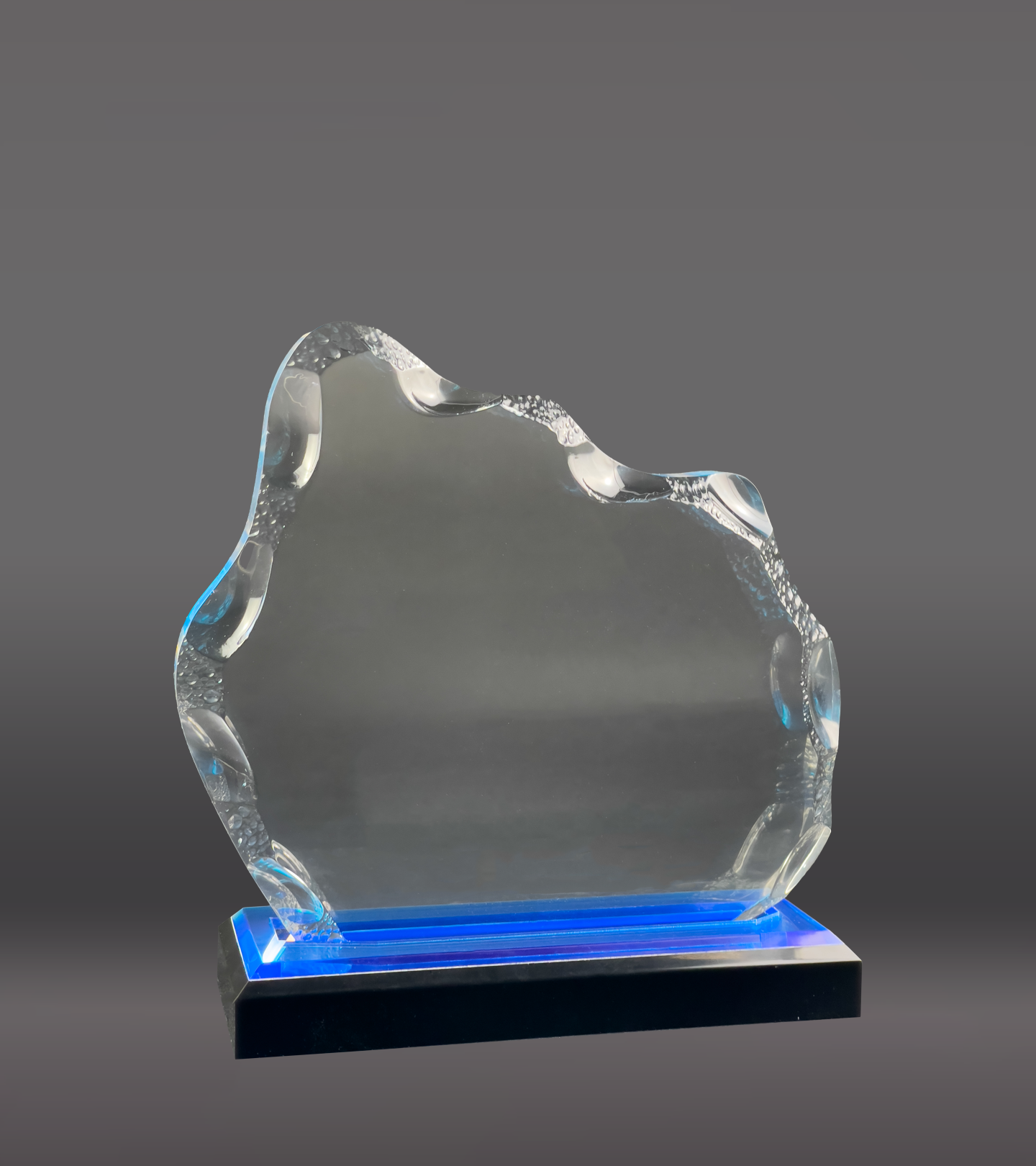 Color Printed Blue Glacier Impress Acrylic Award