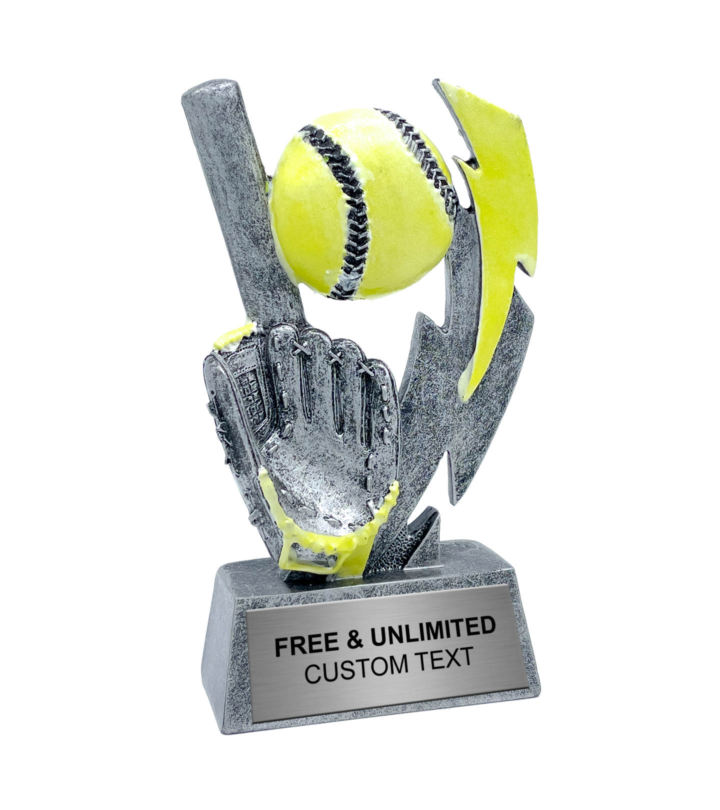 Glow In The Dark Softball Trophy