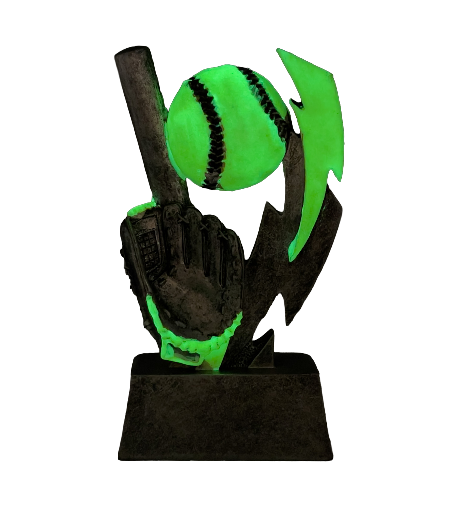 Glow In The Dark Softball Trophy
