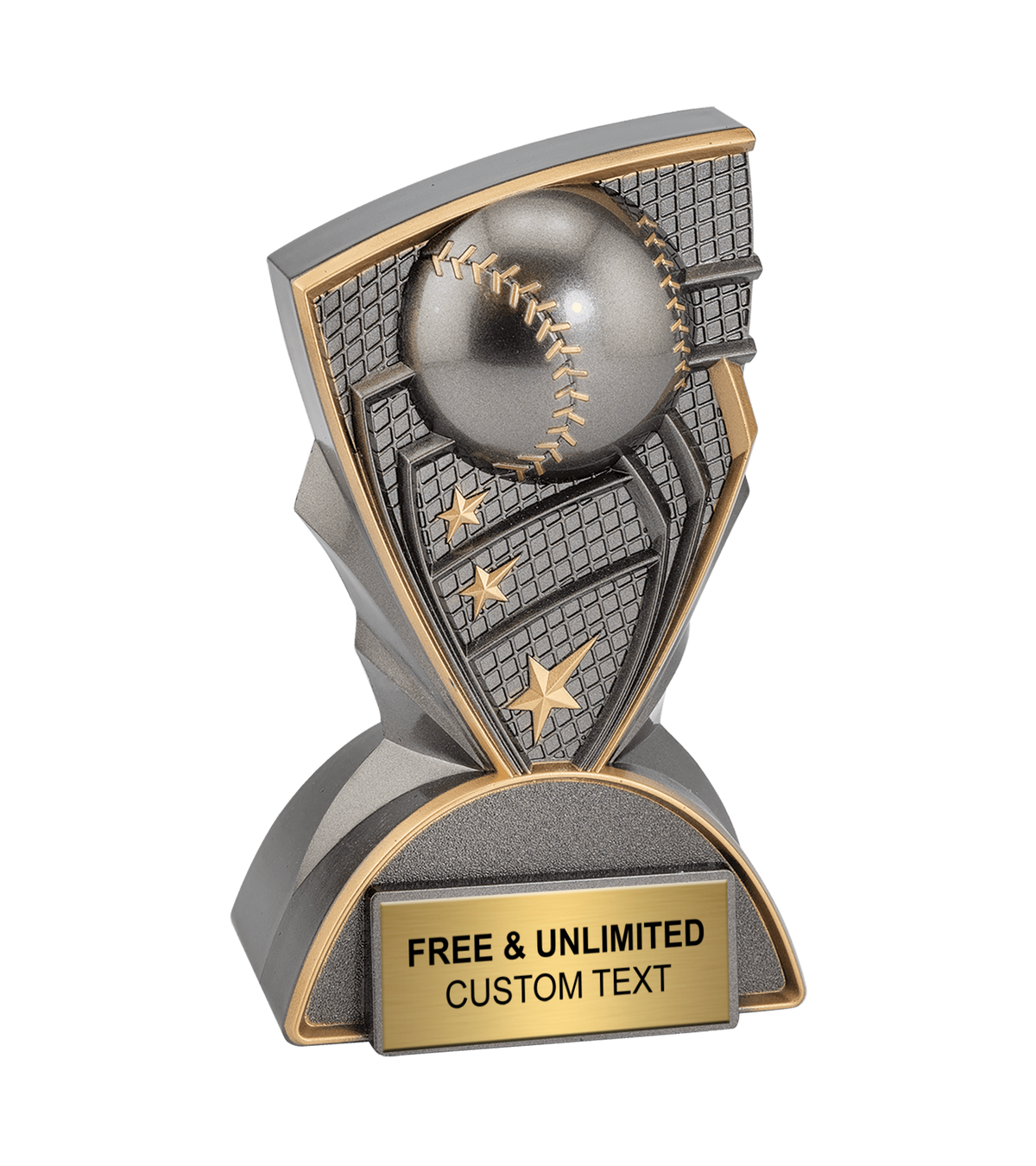 Graphite Baseball Trophy