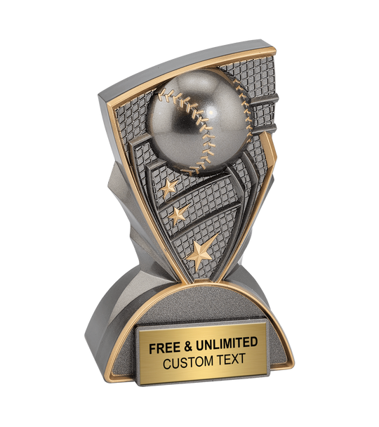 Graphite Baseball Trophy