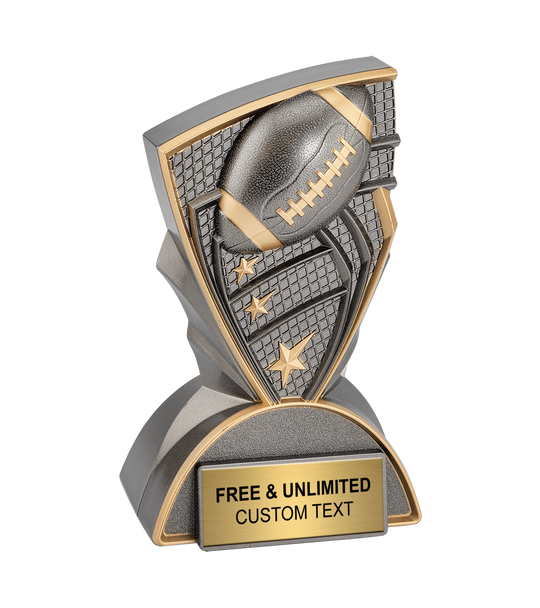 Graphite Football Trophy