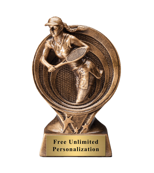 Saturn Tennis Female Trophy