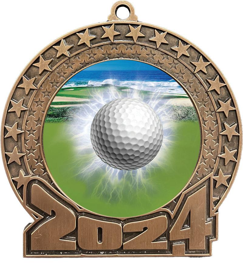 2024 Golf Insert Medal