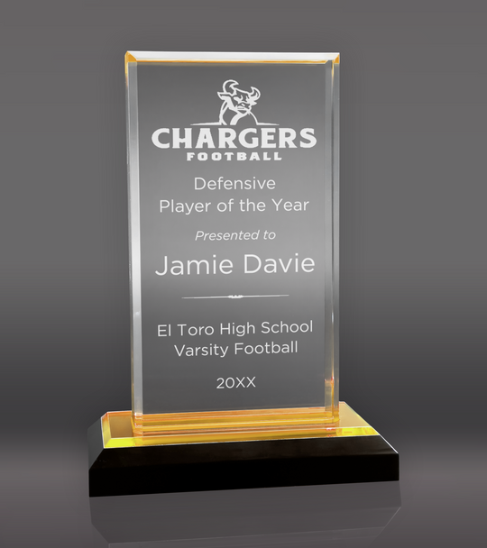 Gold Beveled Impress Acrylic Award