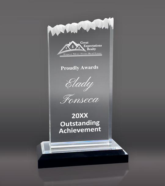 Clear Frosted Impress Acrylic Award
