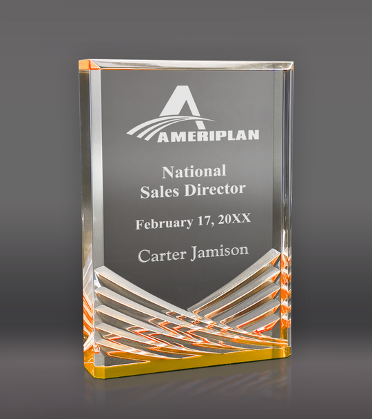 Gold Inspire Acrylic Award